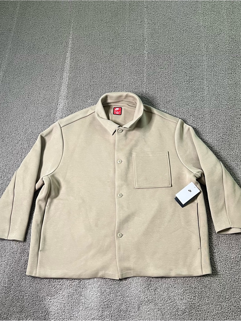 Nike Sportswear Tech Fleece Re-Imagined Oversized Shacket Men’s Size XXL